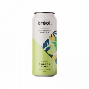 KREOL ANTIOXIDANT INFUSION GINGER LIME 330ML (BOX OF 12)