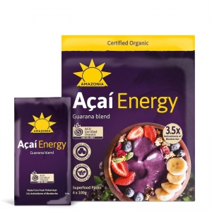 AMAZONIA ACAI ENERGY SUPERFOOD (4 X 100G) (BOX OF 10)