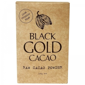BLACK GOLD - ORGANIC RAW CACAO 125G (BOX OF 8)