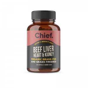 CHIEF BEEF LIVER HEART KIDNEY 120 CAPS (UNIT)