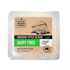 DAIRY FREE DU - CHEDDAR STYLE SLICES 200G (BOX OF 10)