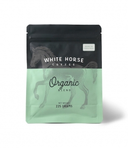 WHITE HORSE ORGANIC COFFEE GROUND FRENCH PRESS 225G (BOX OF 4)