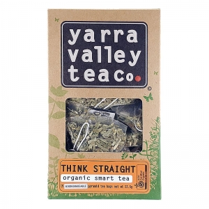 YARRA VALLEY ORGANIC TEA BAG THINK STRAIGHT (BOX OF 8)