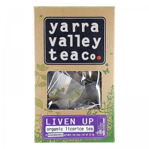 YARRA VALLEY ORGANIC TEA BAG  LIVEN UP LICORICE (BOX OF 8)